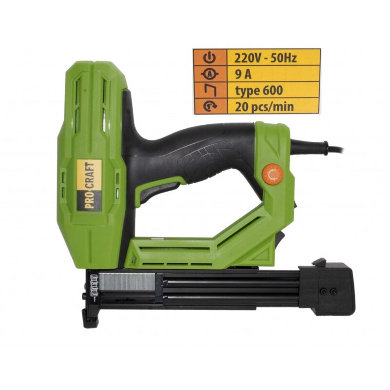 Procraft PEH600, capsator electric , produsul contine taxa timbru verde 2.5 ron, 2 kg - Masini fixare directa - Simple Tools