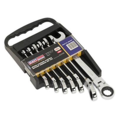 Set Chei Cu Clichet Si Cap Rabatabil, 7 Piese, Sealey - Truse Scule - Simple Tools