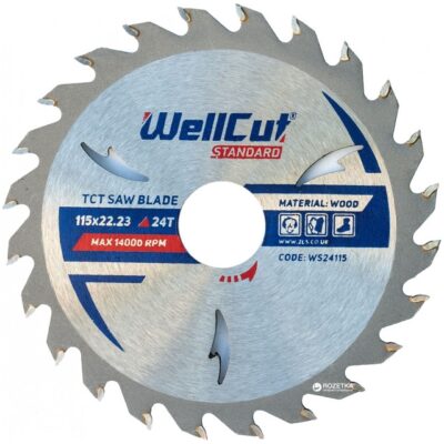 230X22.23  60T Disc pentru debitarea lemnului WellCut - Discuri/Burghie/Perii si Freze pentru METAL - Simple Tools