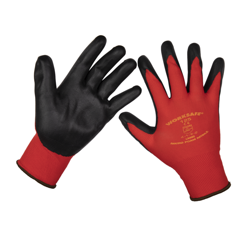Manusi De Protectie Din Nitril - Pachet De 6 Perechi - - Manusi Industriale - Simple Tools