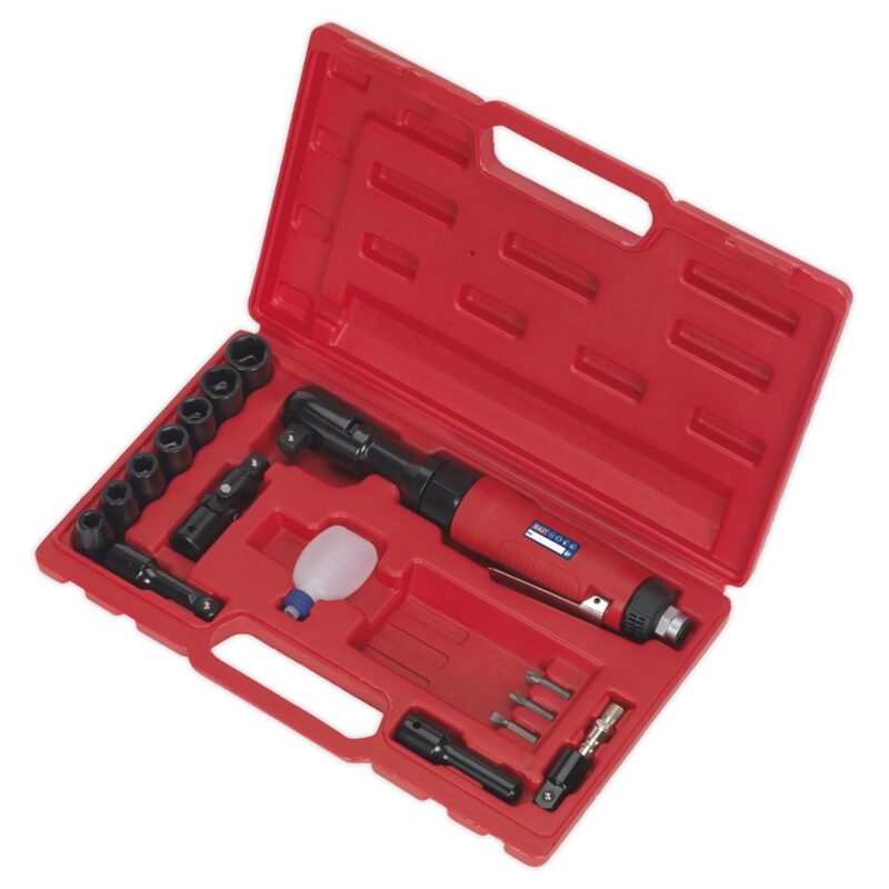Set Cheie Pneumatica, Chei Tubulare Si Accesorii, 1/2”, 17 Piese, Sealey - Pistoale de impact si clicheti - Simple Tools