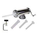 Aparat de Facut Carnati Elefant KY2003, 1.5 kg, aluminiu, Orizontal+ 3 palnii - Masini umplut carnati - Simple Tools Aparat de Facut Carnati Elefant KY2003, 1.5 kg, aluminiu, Orizontal+ 3 palnii - Masini umplut carnati - Simple Tools