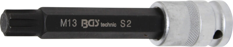 BGS 5007 Bit Ribe M13, lungime 120mm, antrenare cu tubulara 1/2" - Chei Tubulare cu Biti - Simple Tools