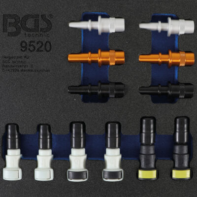 BGS 9520  Set cuple rapide pentru conducte de alimentare  | 12 piese - Scule conducte - Simple Tools