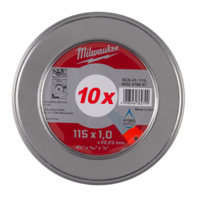 Discuri subtiri PRO+ pentru debitare metal Cut.W Pro+ SCS 41 115 x 1.0 mm MetalBox - 10 buc - Discuri/Burghie/Perii si Freze pentru METAL - Simple Tools