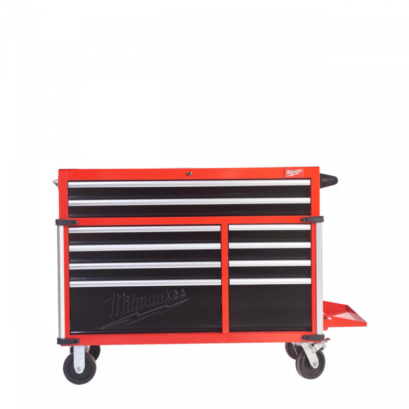 Dulap de scule mobil, cu 10 sertare, metalic, 117 cm - Mobilier atelier - Simple Tools