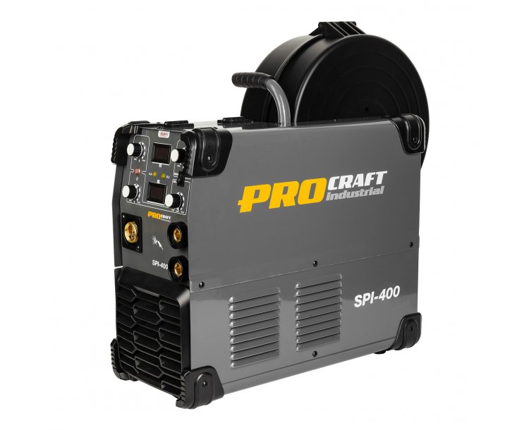 SPI-400 invertor de sudura cu sarma/ electrozi PROCRAFT INDUSTRIAL, produsul contine tv 10 lei, 26.5 kg - Aparate de sudura tip Invertor MMA - Simple Tools SPI-400 invertor de sudura cu sarma/ electrozi PROCRAFT INDUSTRIAL, produsul contine tv 10 lei, 26.5 kg - Aparate de sudura tip Invertor MMA - Simple Tools
