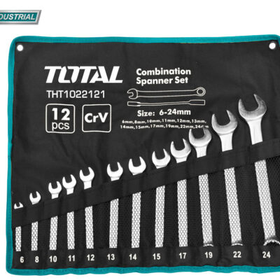 TOTAL - SET 12 CHEI COMBINATE - 6-24MM (INDUSTRIAL) - Truse Scule - Simple Tools