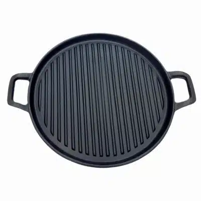 Tava rotunda din fonta pentru gratar KLUGMEISTER KY30ZT