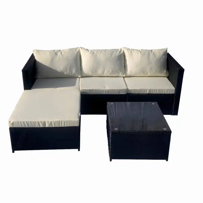 Set mobilier terasa/gradina tip ratan KLUGMEISTER KJFR008 Set mobilier terasa/gradina tip ratan KLUGMEISTER KJFR008