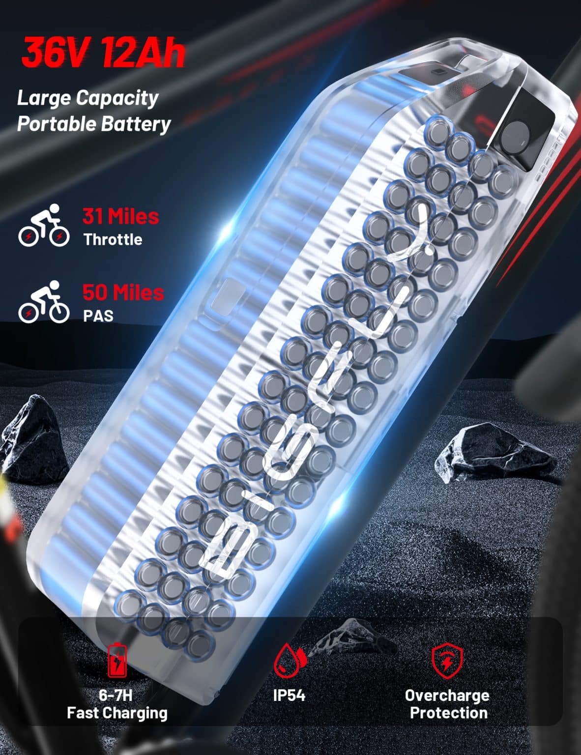 Bicicleta Electrica BigFly C29 250W 26″ - Simple Tools
