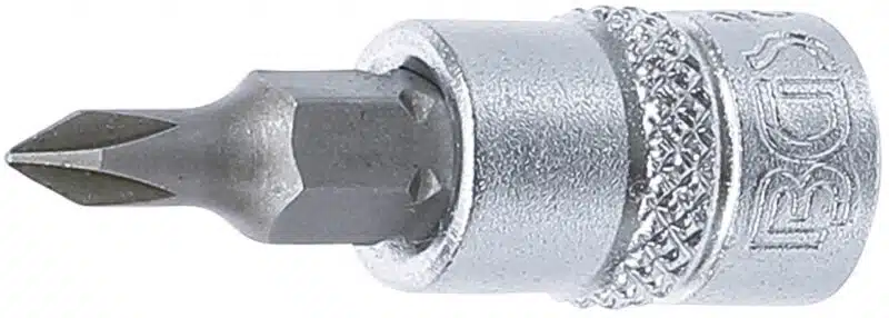 Bit cap cruce PH0 cu tubulara 1/4"