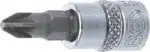 Bit cap cruce PZ2 cu tubulara 1/4" Bit cap cruce PZ2 cu tubulara 1/4"
