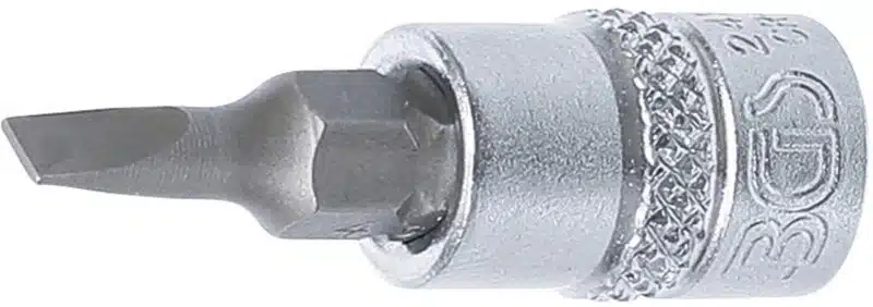 Bit cu canelura 4mm cu tubulara 1/4"