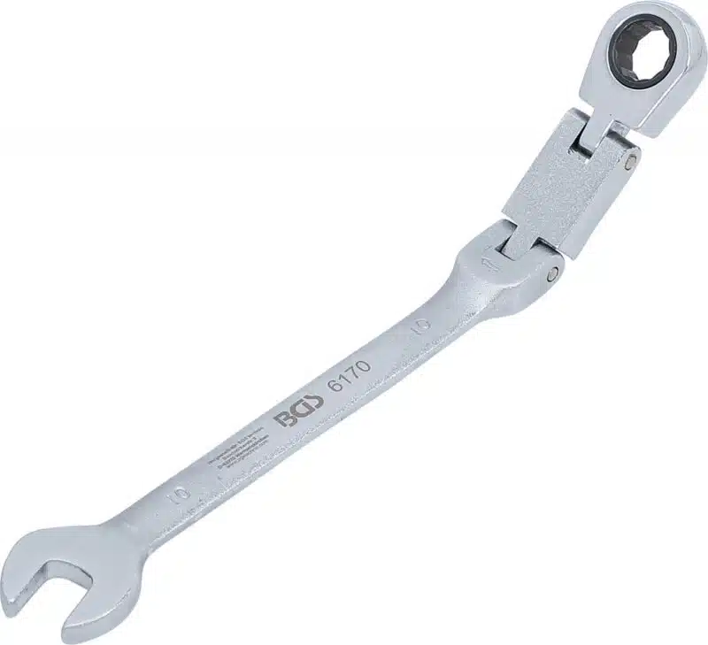 Cheie combinata cu clichet 10 mm dublu articulata Cheie combinata cu clichet 10 mm dublu articulata