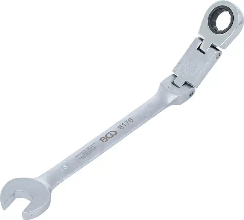 Cheie combinata cu clichet 16 mm dublu articulata