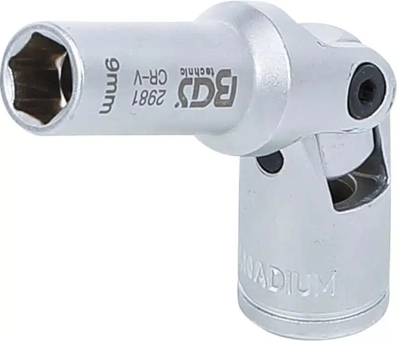 Cheie tubulara 9 mm articulata pentru bujii incandescente