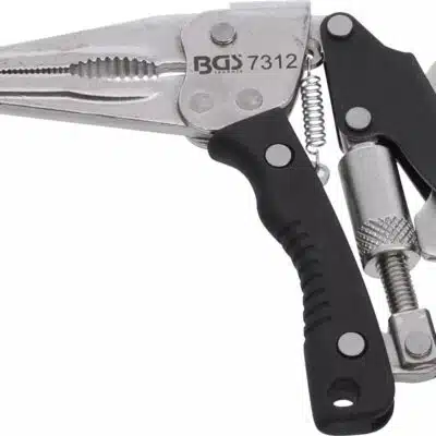 Cleşte autoblocant cu falci lungi tip pistol