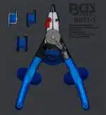 Cleste de sigurante de interior si de exterior cu 4 perechi varfuri de schimb Cleste de sigurante de interior si de exterior cu 4 perechi varfuri de schimb