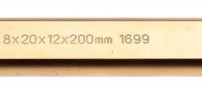Dalta ascutita 6 x 200 mm