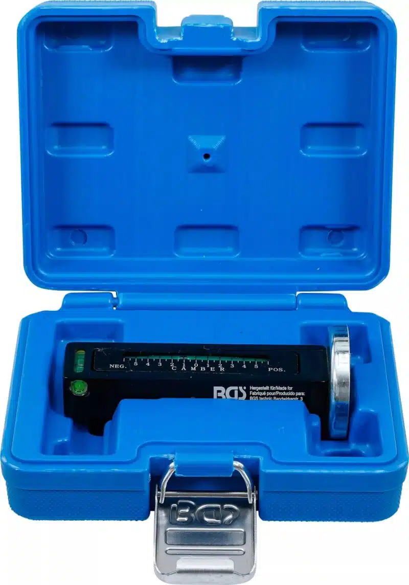 Dispozitiv magnetic reglare unghi cadere roata