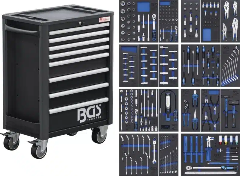 Dulap de scule Workshop Profi Exclusive cu 8 sertare