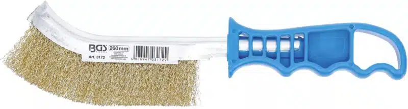 Perie de sarma cu maner de plastic Perie de sarma cu maner de plastic