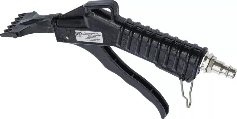 Pistol de suflat aer comprimat cu duza plata