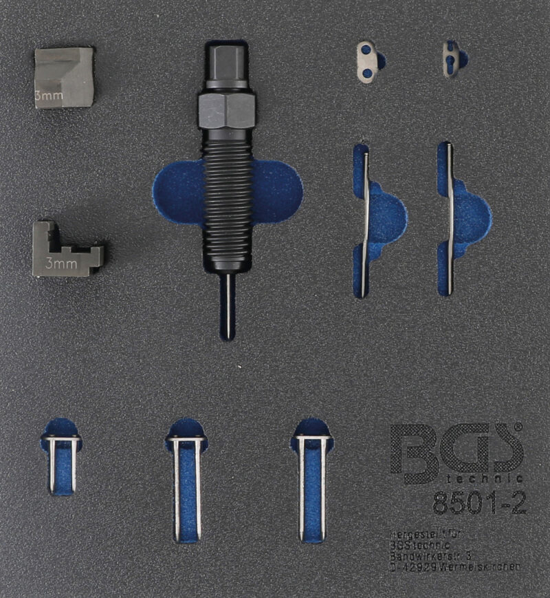 Set accesorii pentru dispozitiv asamblare lant distributie pentru boturi de 3mm