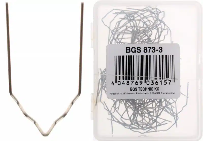 Set agrafe pentru reparatii piese din plastic Tip-V