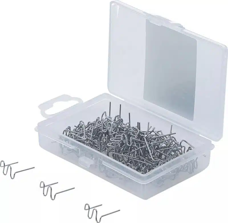 Set agrafe pentru reparatii piese din plastic Tip W Set agrafe pentru reparatii piese din plastic Tip W