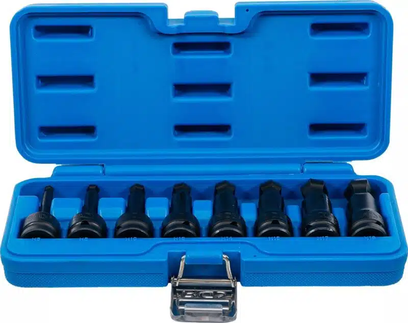 Set biţi de impact Inbus cu cap sferic 6 - 19 mm