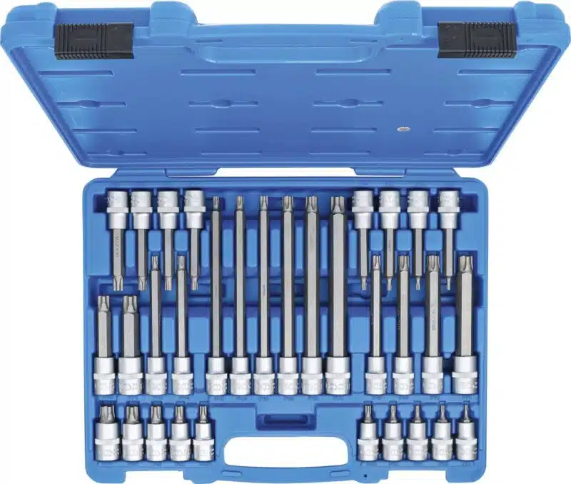 Set biţi Torx Plus TP20 - TP70 cu gaura pentru suruburi cu lacas de securizare