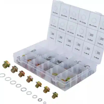 Set busoane + saibe din Aluminiu, 534 piese, BGS 8119