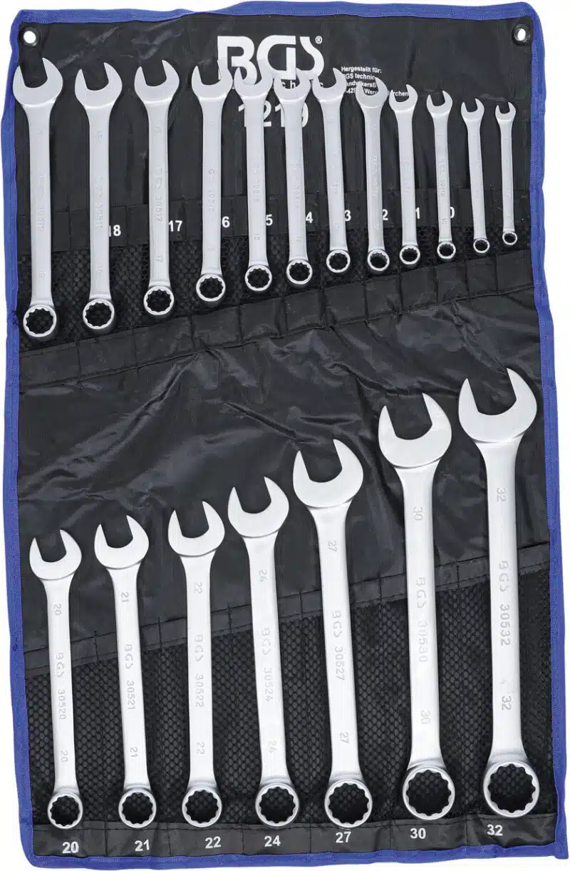 Set chei combinate satinate | 8 - 32 mm | 19 piese