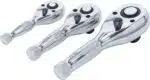 Set clicketi reversibili cu antrenare 1/4"-3/8"-1/2" Set clicketi reversibili cu antrenare 1/4"-3/8"-1/2"