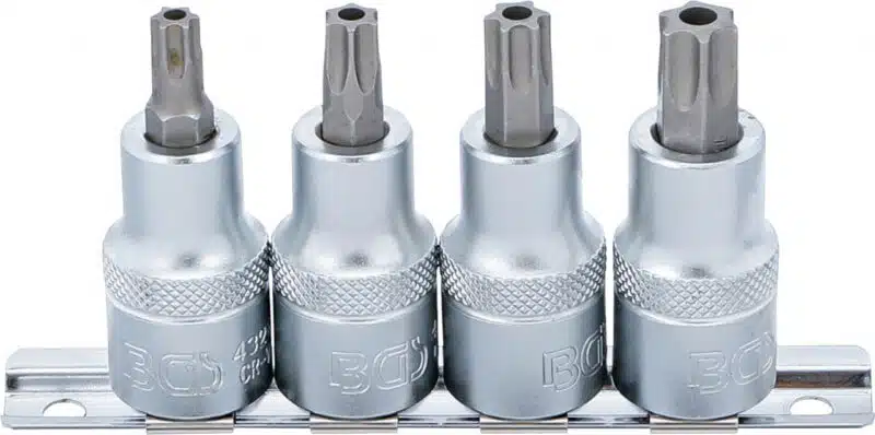 Set cu biti Torx cu gaura T40 - T45 - T50 - T55 Set cu biti Torx cu gaura T40 - T45 - T50 - T55