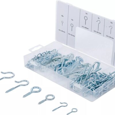 Set de carlige cu filet, 151 piese, BGS 8136