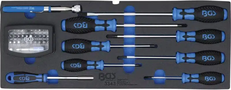 Set de surubelnite | set biti cu adaptor | recuperator magnetic | echipare 44929 pentru dulap de scule