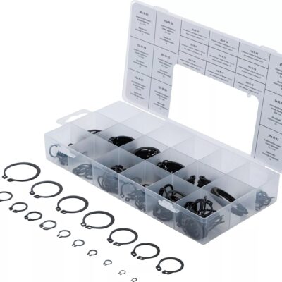 Set inele de siguranţa de exterior, Ø 3 - 32 mm, 300 piese, BGS 8046