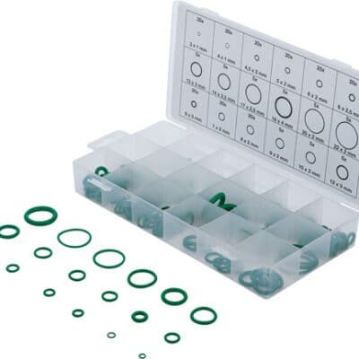 Set oringuri HNBR, pentru AC ,225 bucati, 45007 mm, BGS 8121