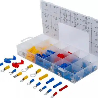 Set papuci si conectori pentru cabluri electrice 160-piese