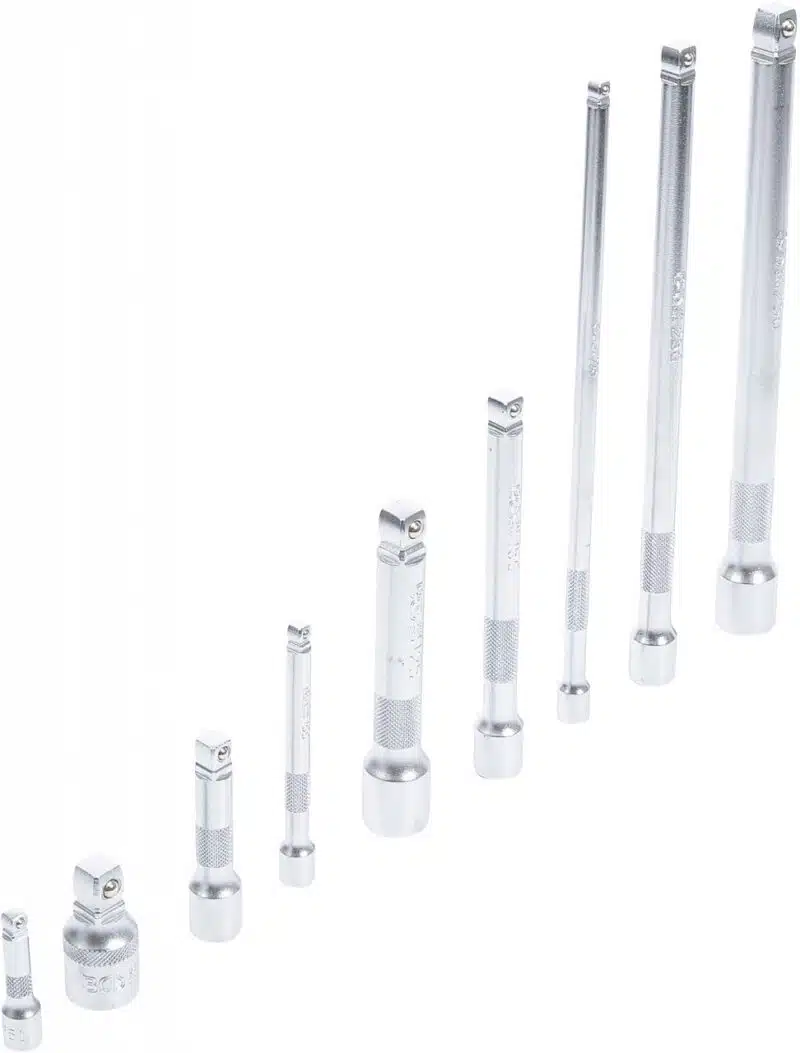 Set prelungitoare cu cap sferic 1/4"- 3/8"- 1/2"