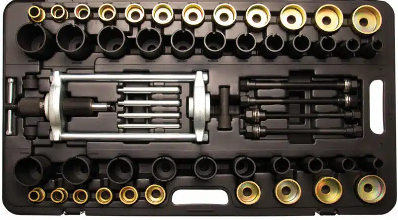 Set presa pentru montarea bucsilor pe masina cu cilindru hidraulic 10 tone
