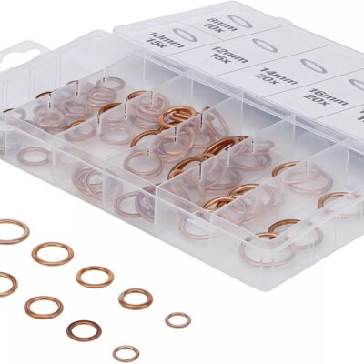 Set saibe din Cupru pentru etansare | Ø 6 - 20 mm | 95 piese.