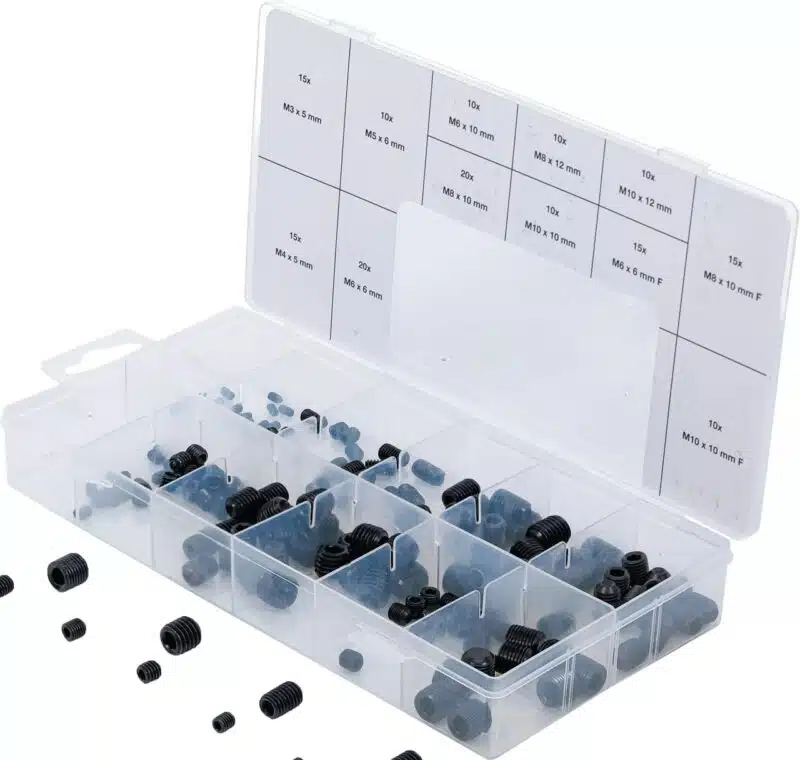 Set suruburi de blocare M3-M10mm cu pas normal si M6-M10mm cu pas fin