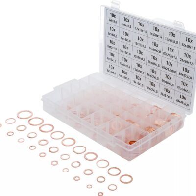 Sortiment saibe din Cupru pentru etansare, 300 piese, BGS 8142
