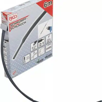 Varnis termocontractabil negru Ø 5 mm