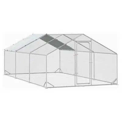 Cotet / tarc pentru pasari 3 x 6 x 2 m din otel galvanizat MESTERINO TOOLS MTGC-036