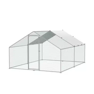 Cotet / tarc pentru pasari 3 x 4 x 2 m din otel galvanizat MESTERINO TOOLS MTGC-034